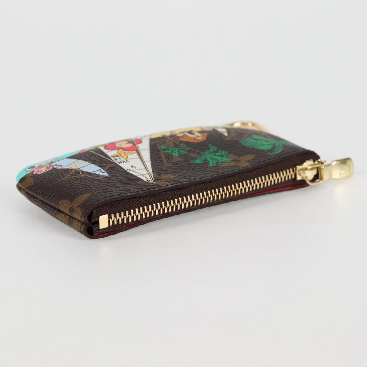 LOUIS VUITTON Monogram Vivienne Pochette Cles Coin Purse M82615 LV Auth 121828A