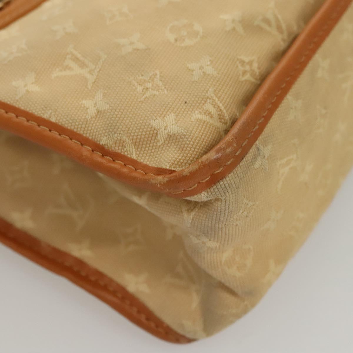 LOUIS VUITTON Monogram Mini Sac Catline Tote Bag Beige M92328 LV Auth 121864