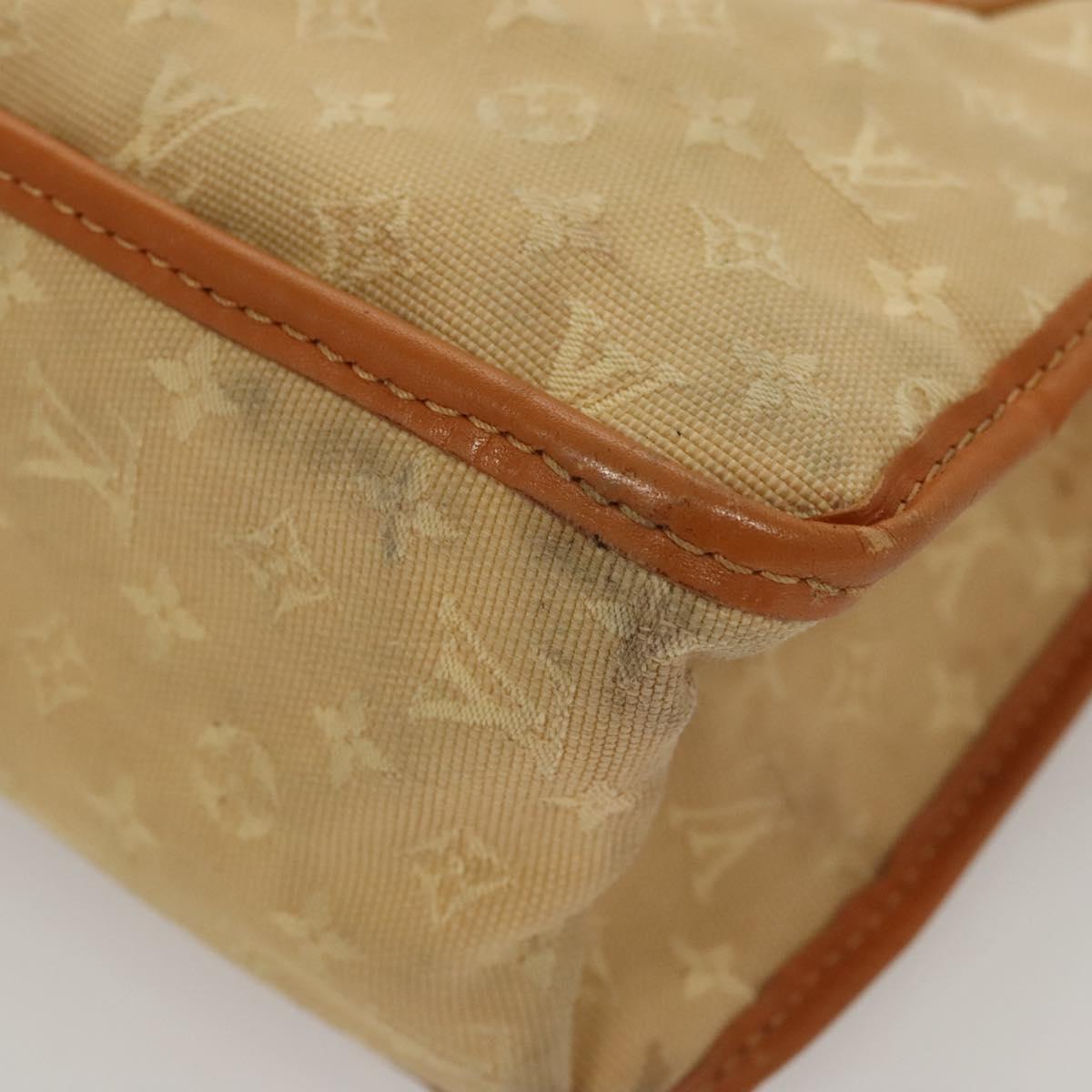 LOUIS VUITTON Monogram Mini Sac Catline Tote Bag Beige M92328 LV Auth 121864