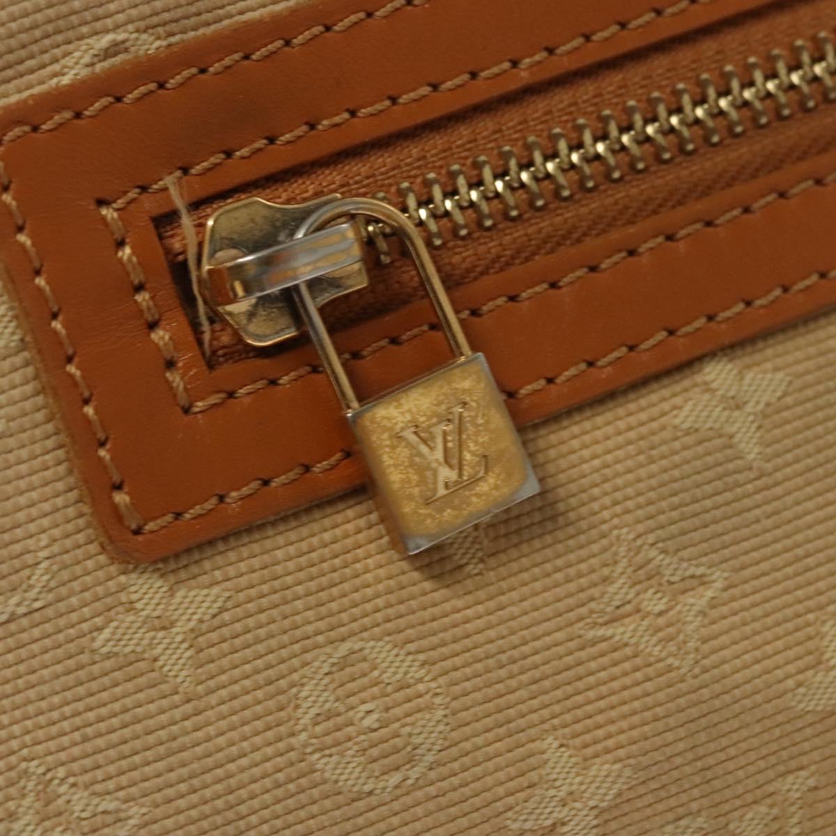 LOUIS VUITTON Monogram Mini Sac Catline Tote Bag Beige M92328 LV Auth 121864