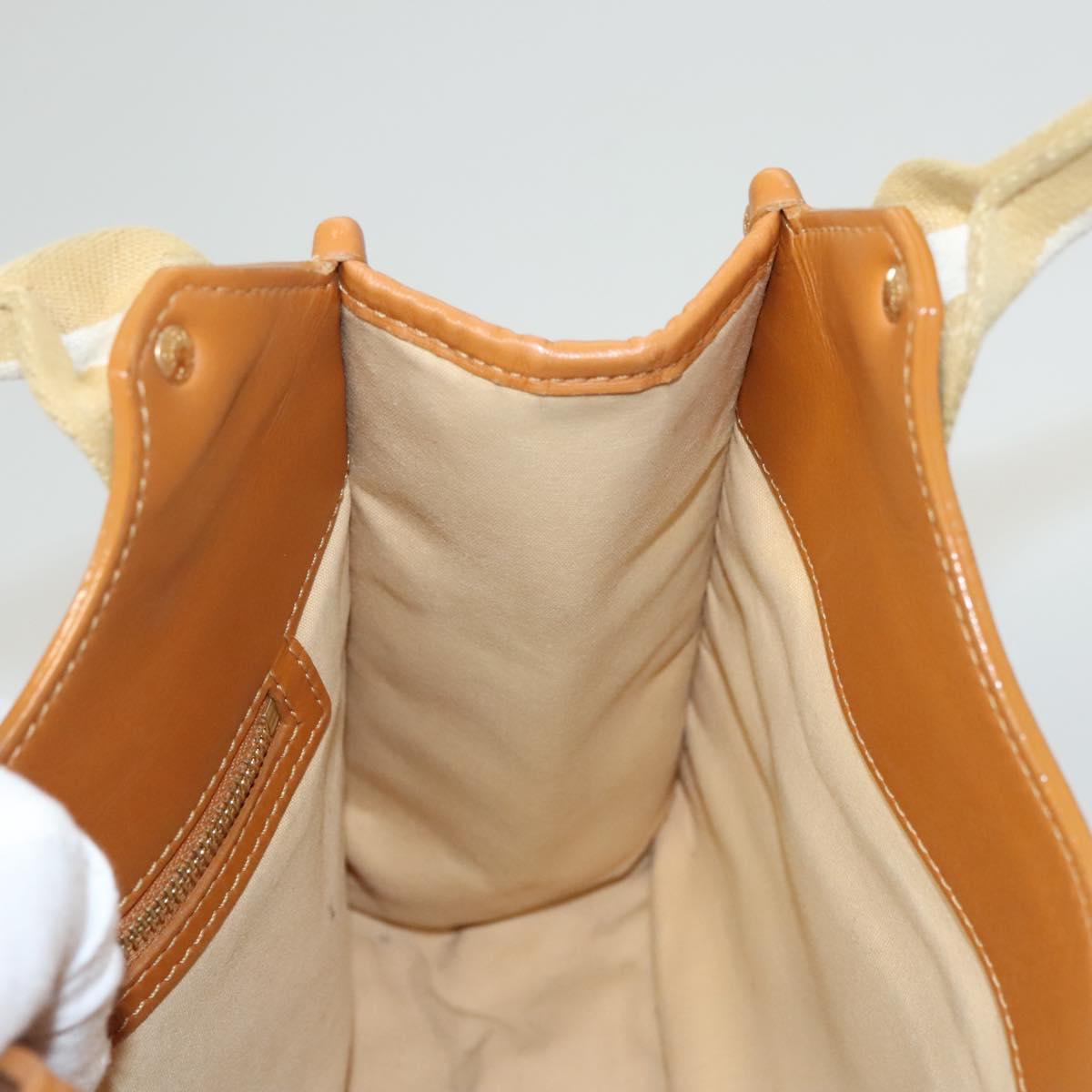 LOUIS VUITTON Monogram Mini Sac Catline Tote Bag Beige M92328 LV Auth 121864