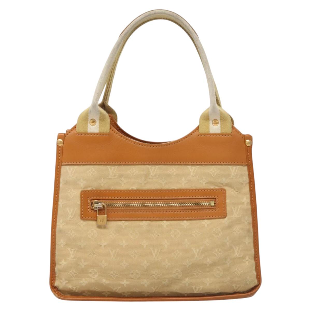 LOUIS VUITTON Monogram Mini Sac Catline Tote Bag Beige M92328 LV Auth 121864