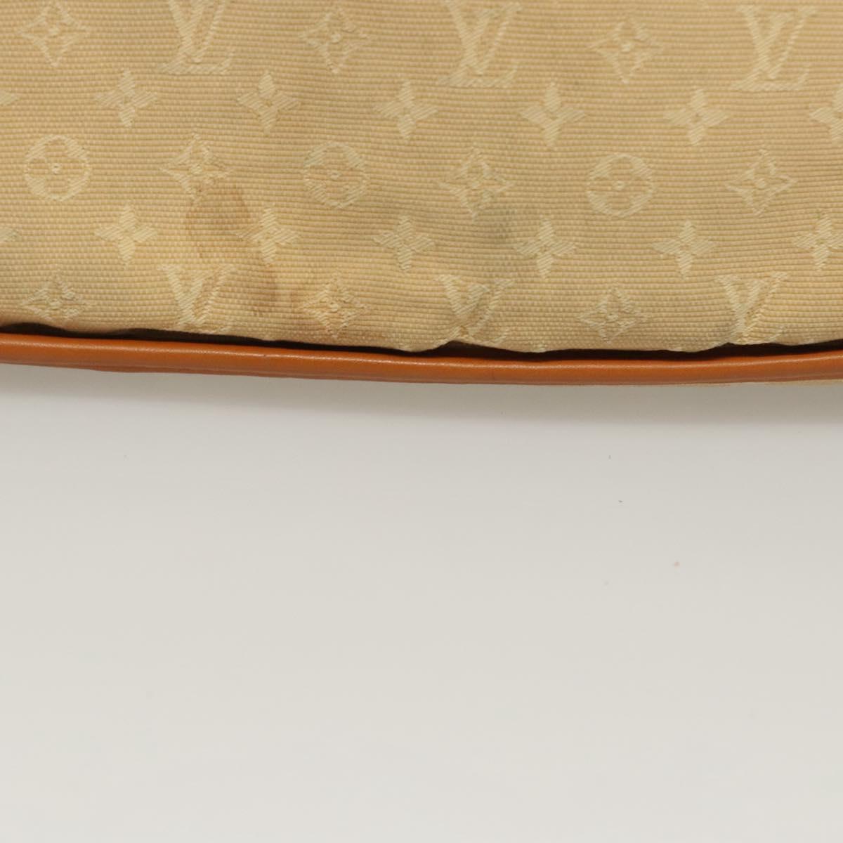 LOUIS VUITTON Monogram Mini Sac Catline Tote Bag Beige M92328 LV Auth 121864
