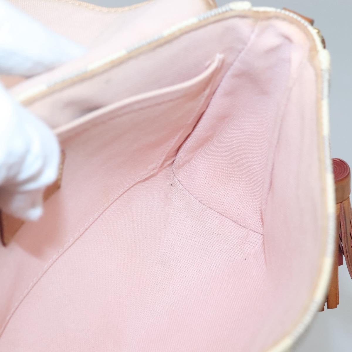 LOUIS VUITTON Damier Azur Croisette Hand Bag 2way N41581 LV Auth 121869