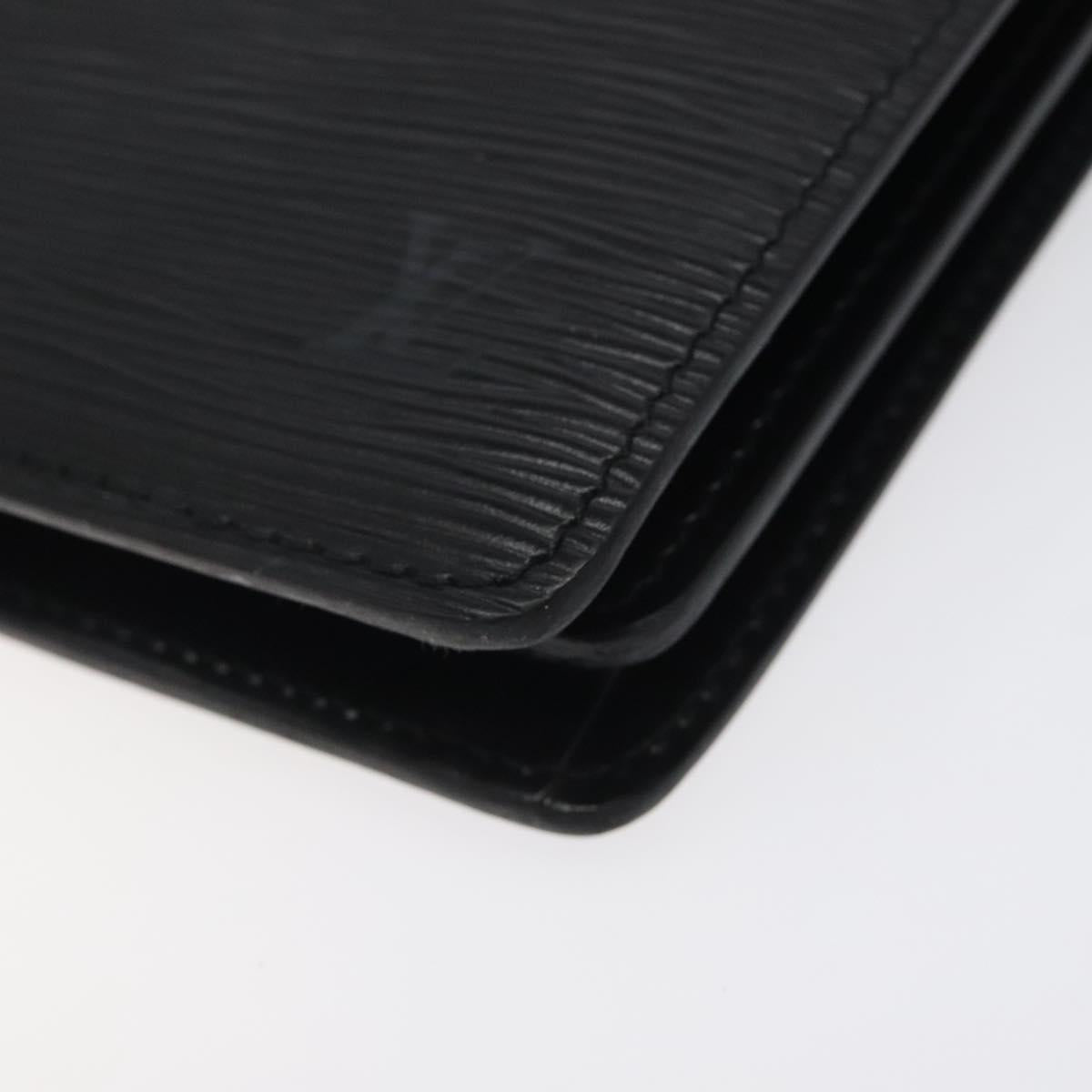 LOUIS VUITTON Epi Capuchin Shoulder Bag Black M52342 LV Auth 121872