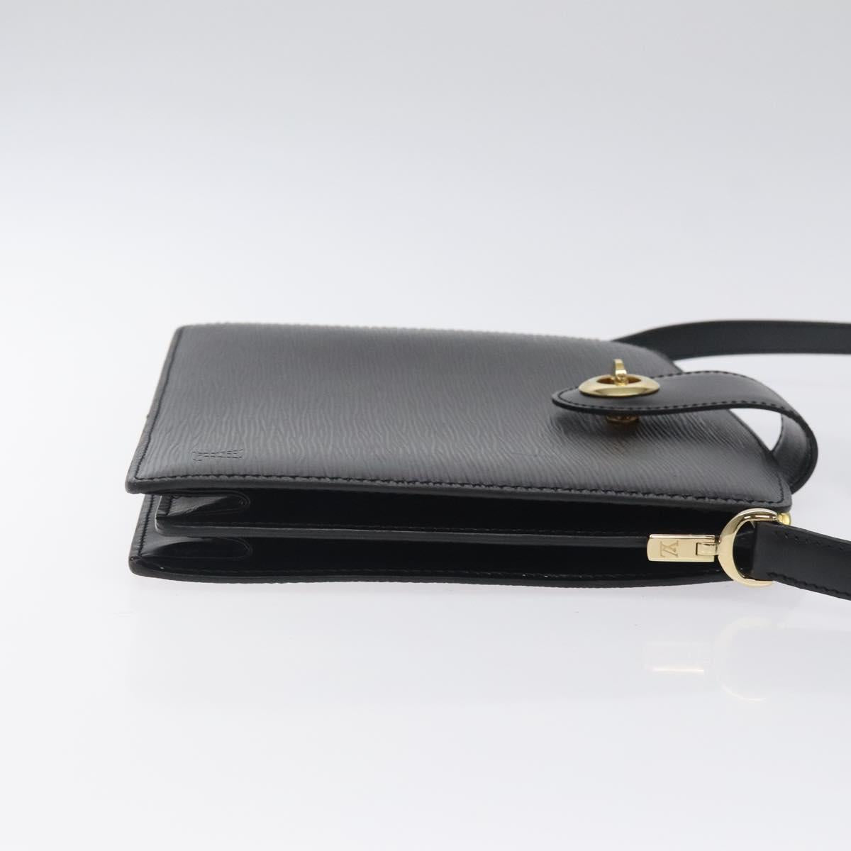 LOUIS VUITTON Epi Capuchin Shoulder Bag Black M52342 LV Auth 121872