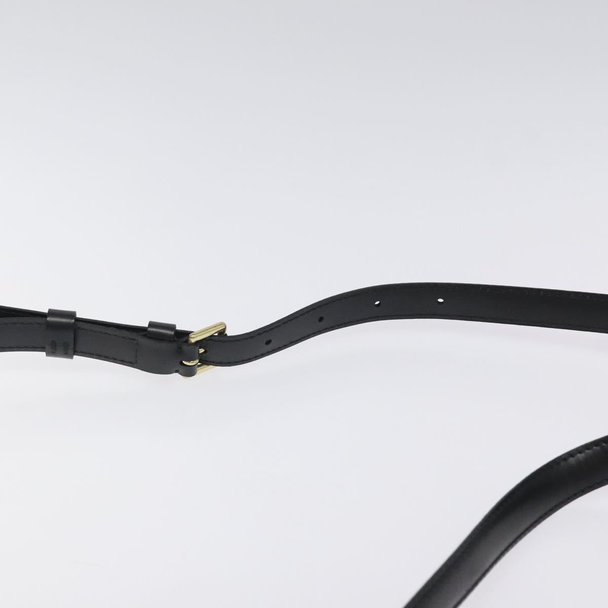 LOUIS VUITTON Epi Capuchin Shoulder Bag Black M52342 LV Auth 121872