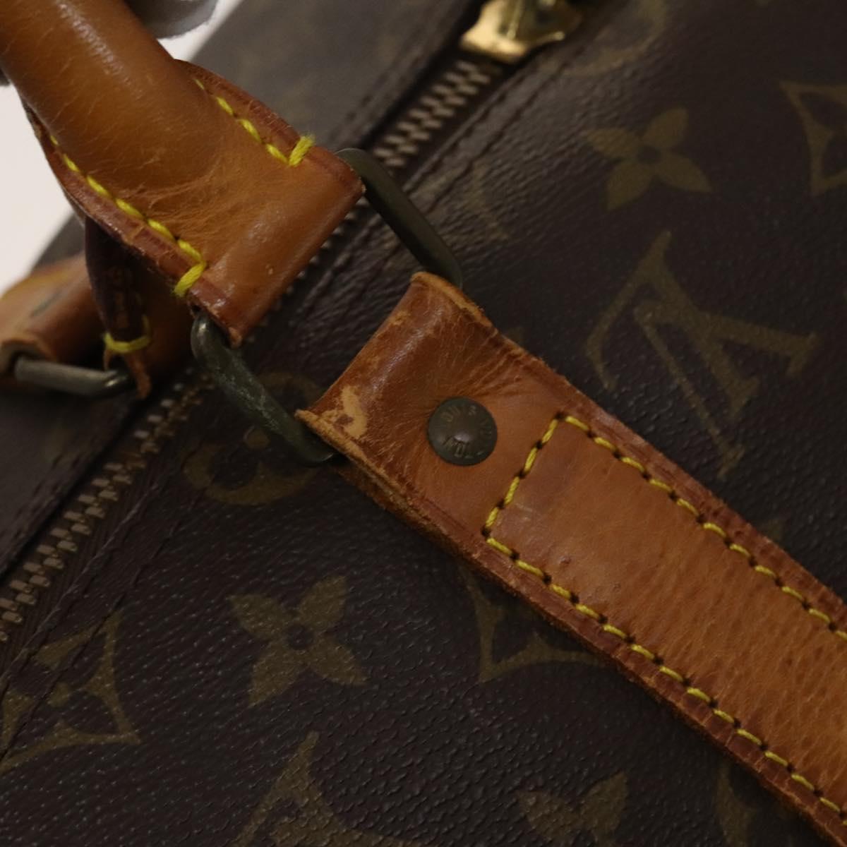 LOUIS VUITTON Monogram Keepall 50 Boston Bag M41426 LV Auth 121904