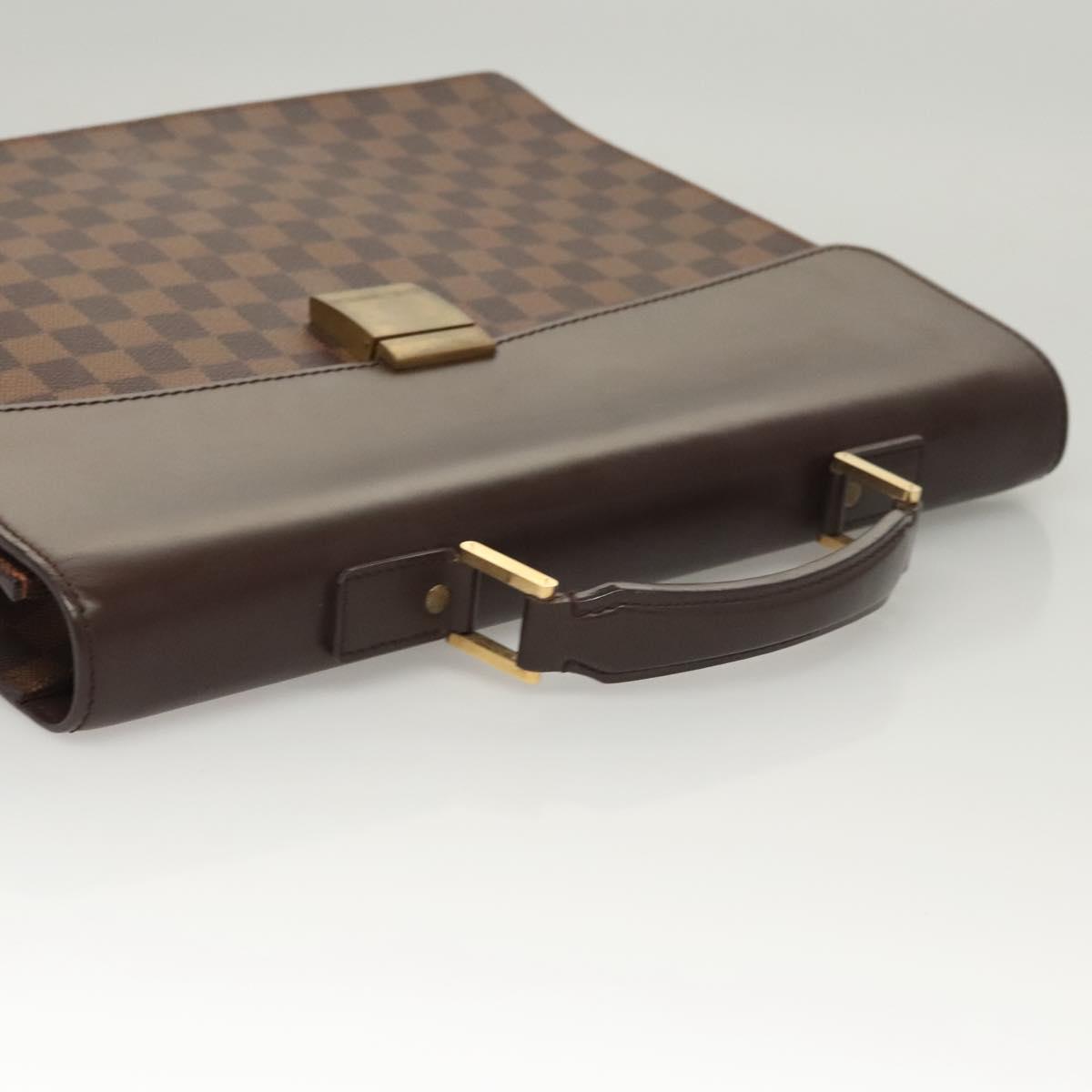LOUIS VUITTON Damier Ebene Altona PM Briefcase N53315 LV Auth 121963