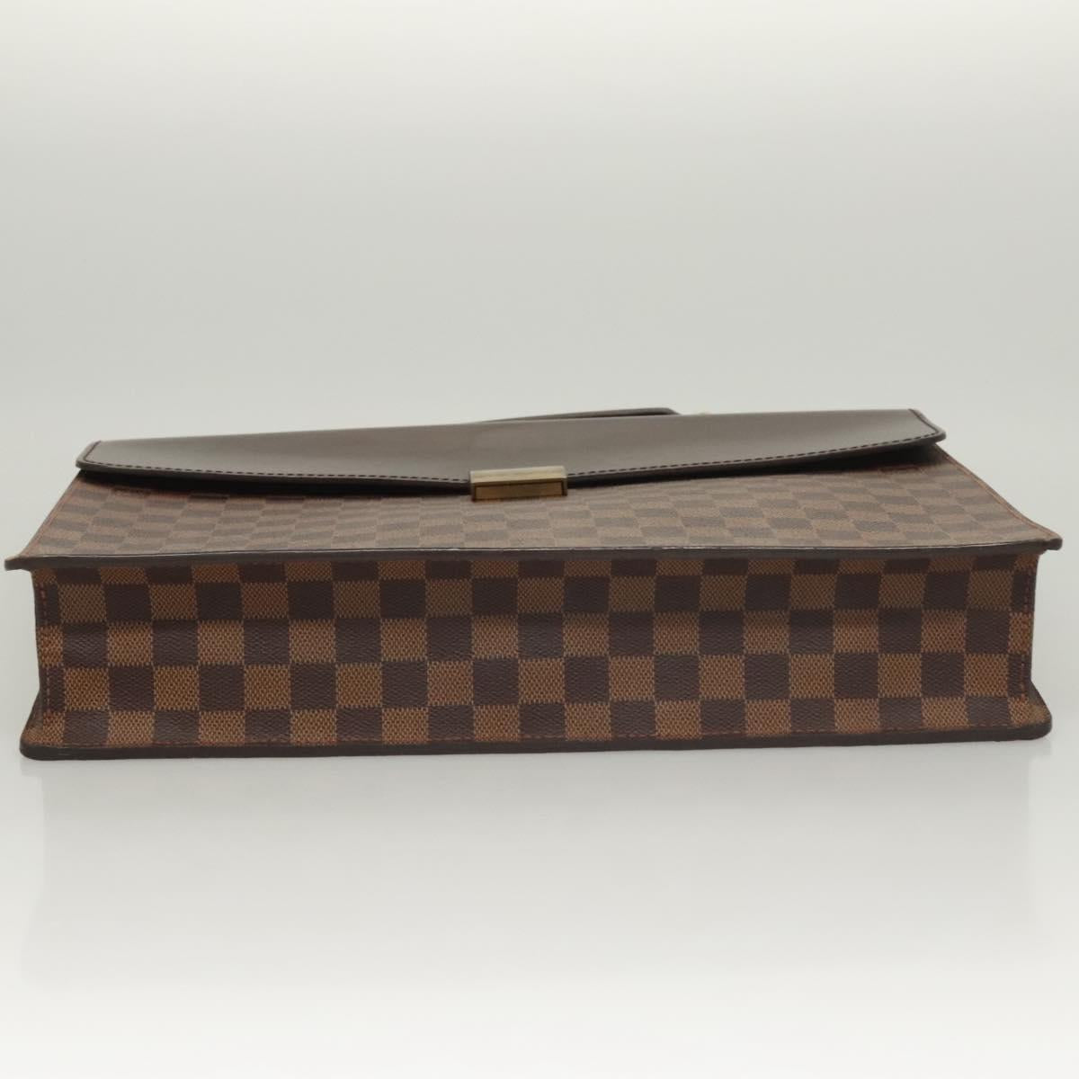 LOUIS VUITTON Damier Ebene Altona PM Briefcase N53315 LV Auth 121963