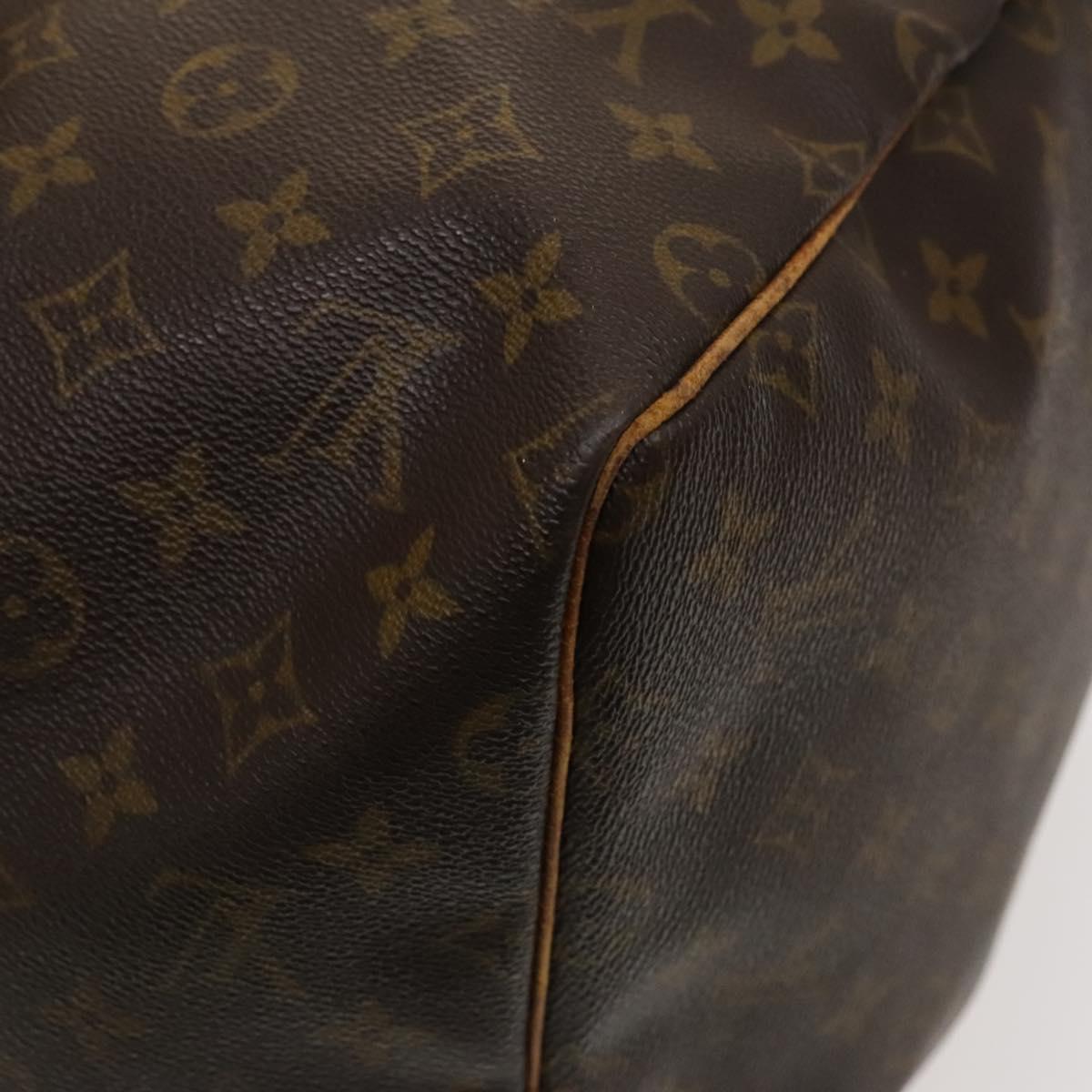 LOUIS VUITTON Monogram Keepall 55 Boston Bag M41424 LV Auth 121987