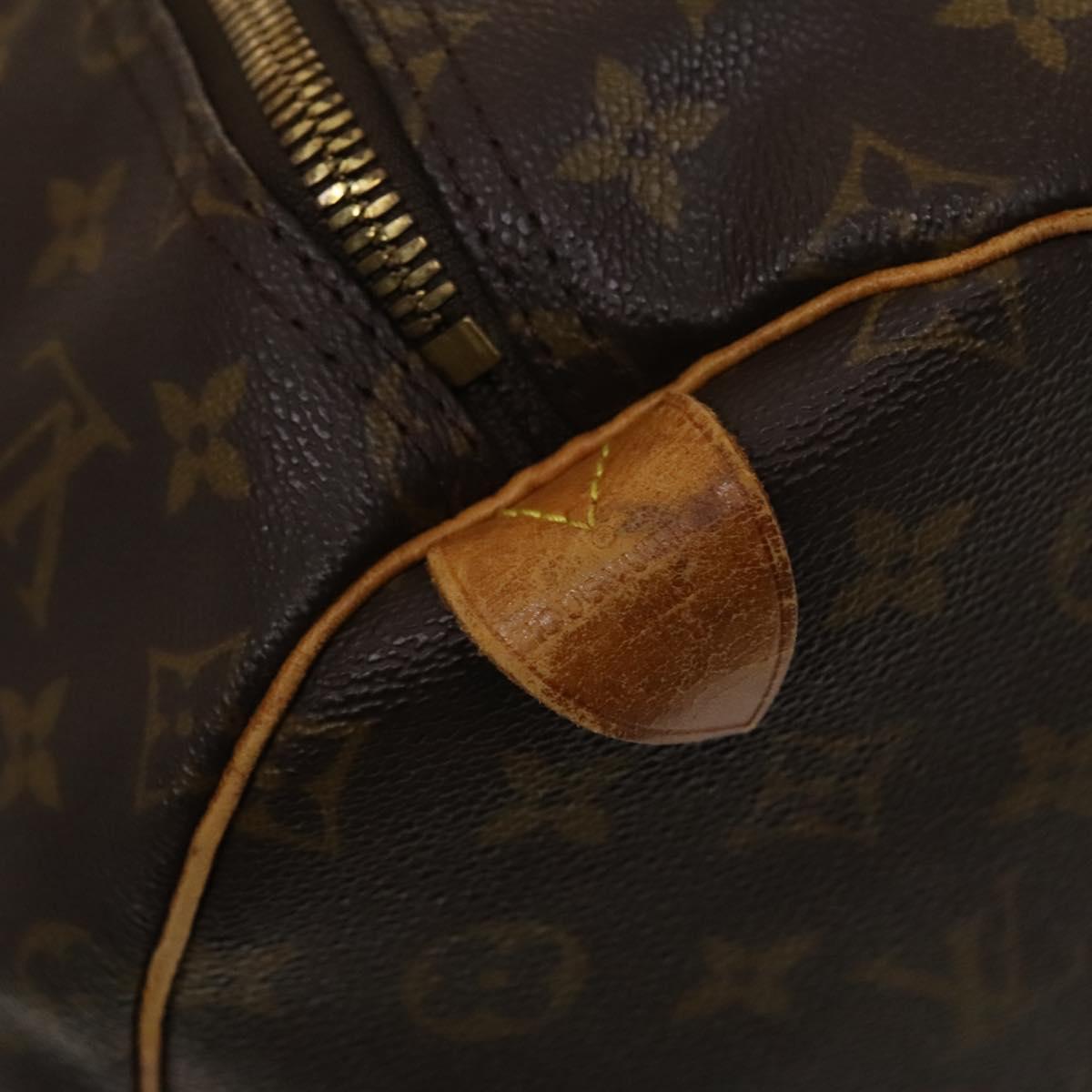 LOUIS VUITTON Monogram Keepall 55 Boston Bag M41424 LV Auth 121987