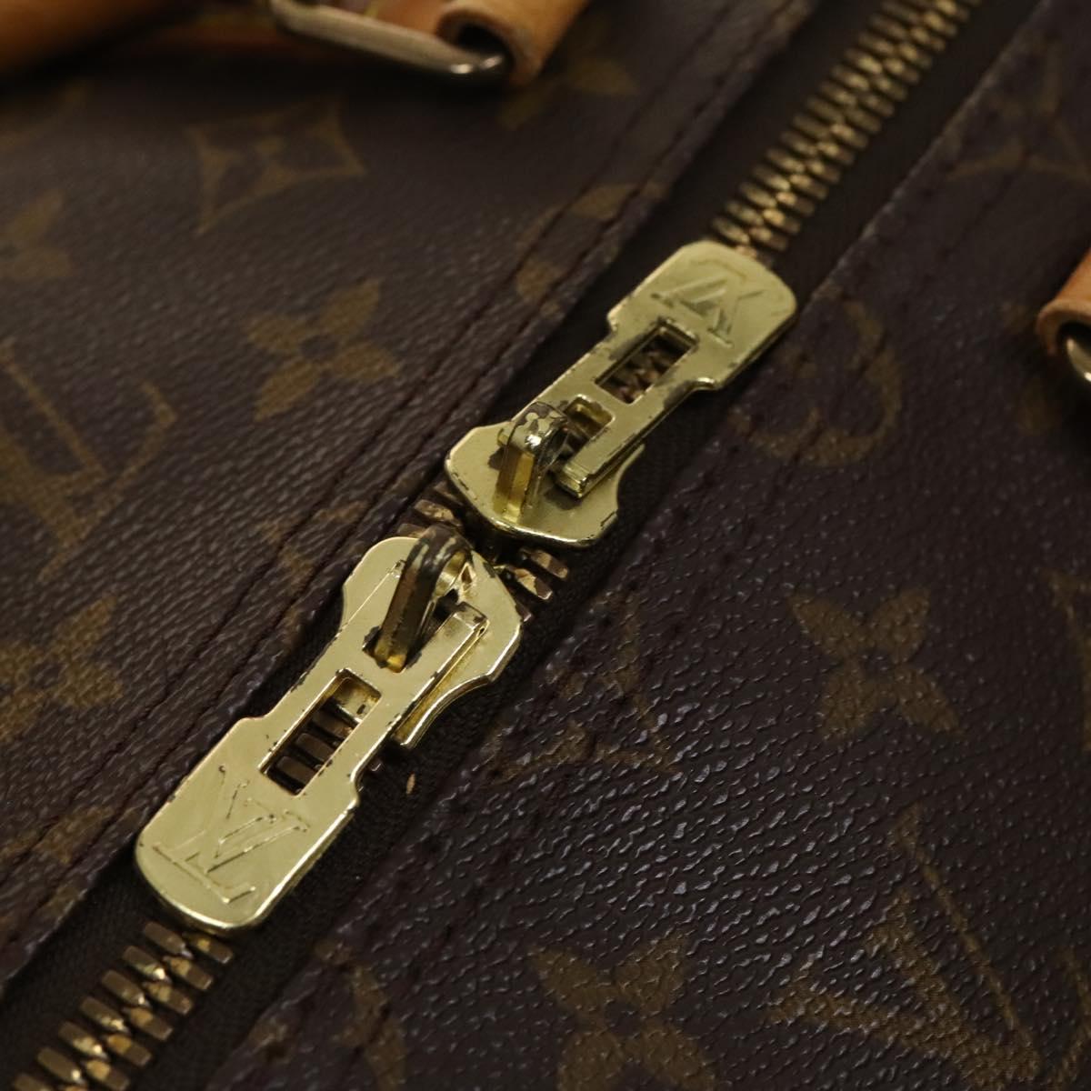 LOUIS VUITTON Monogram Keepall 55 Boston Bag M41424 LV Auth 121987