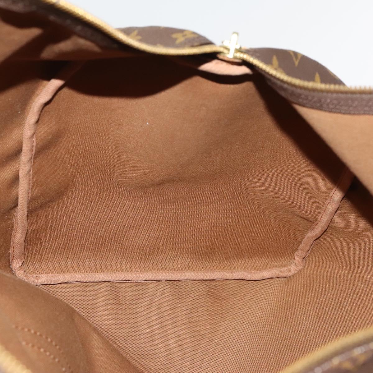 LOUIS VUITTON Monogram Keepall 55 Boston Bag M41424 LV Auth 121987
