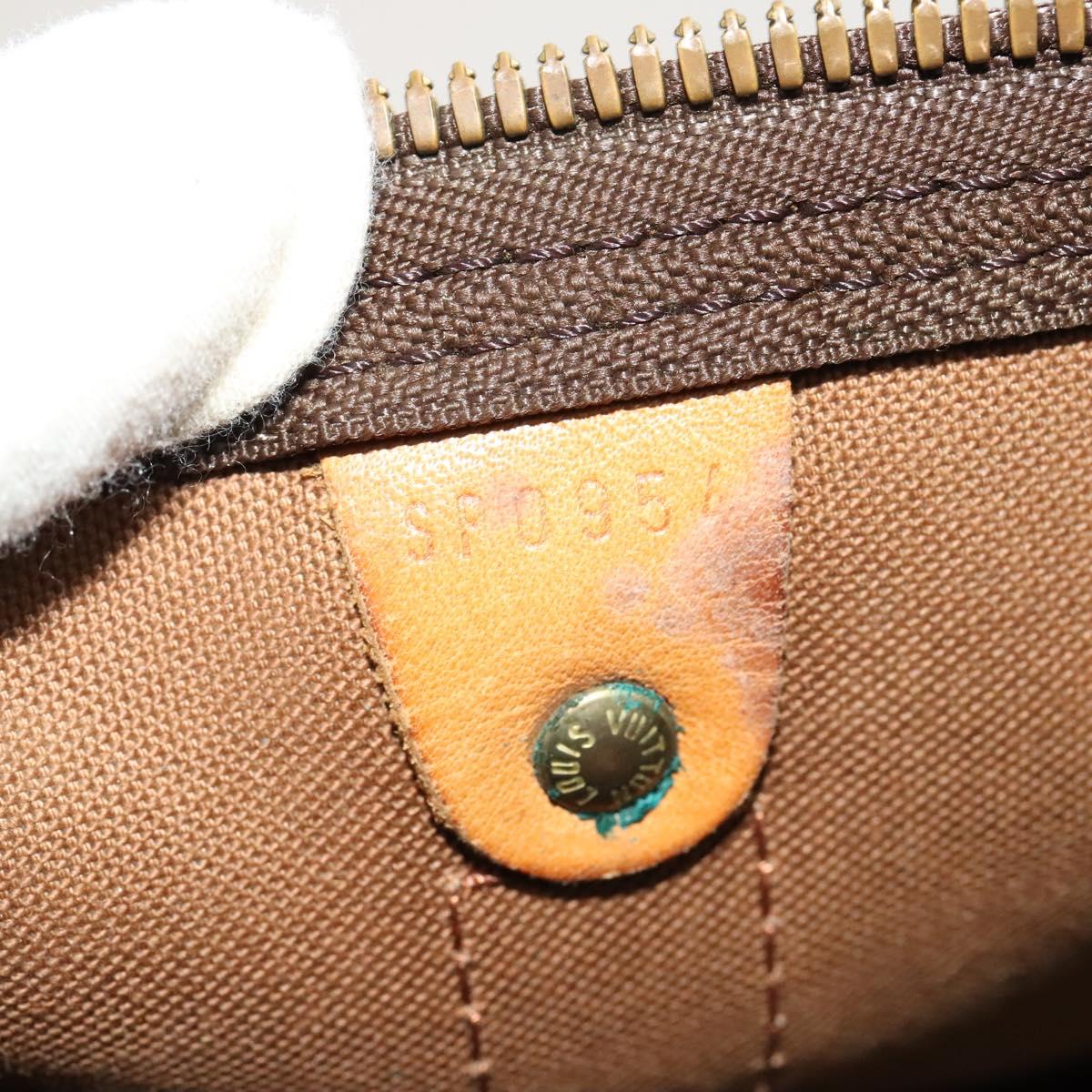 LOUIS VUITTON Monogram Keepall 55 Boston Bag M41424 LV Auth 121987