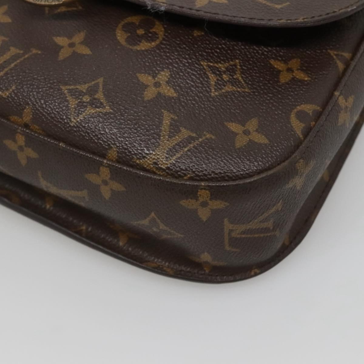 LOUIS VUITTON Monogram Saint Cloud GM Shoulder Bag M51242 LV Auth 122014