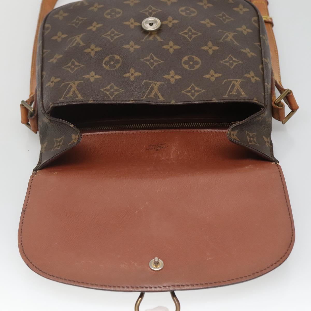 LOUIS VUITTON Monogram Saint Cloud GM Shoulder Bag M51242 LV Auth 122014