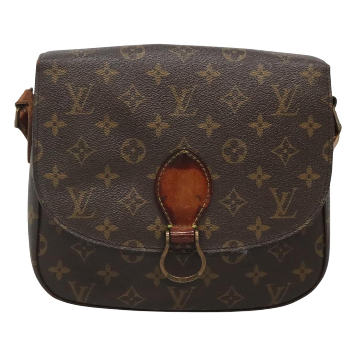 LOUIS VUITTON Monogram Saint Cloud GM Shoulder Bag M51242 LV Auth 122014