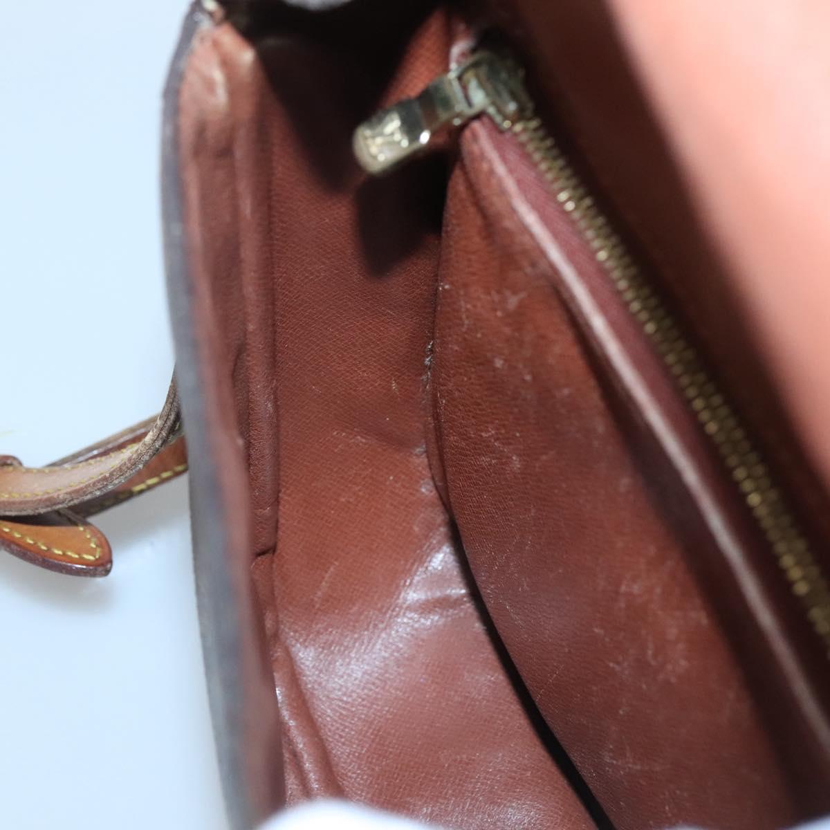 LOUIS VUITTON Monogram Saint Cloud GM Shoulder Bag M51242 LV Auth 122014