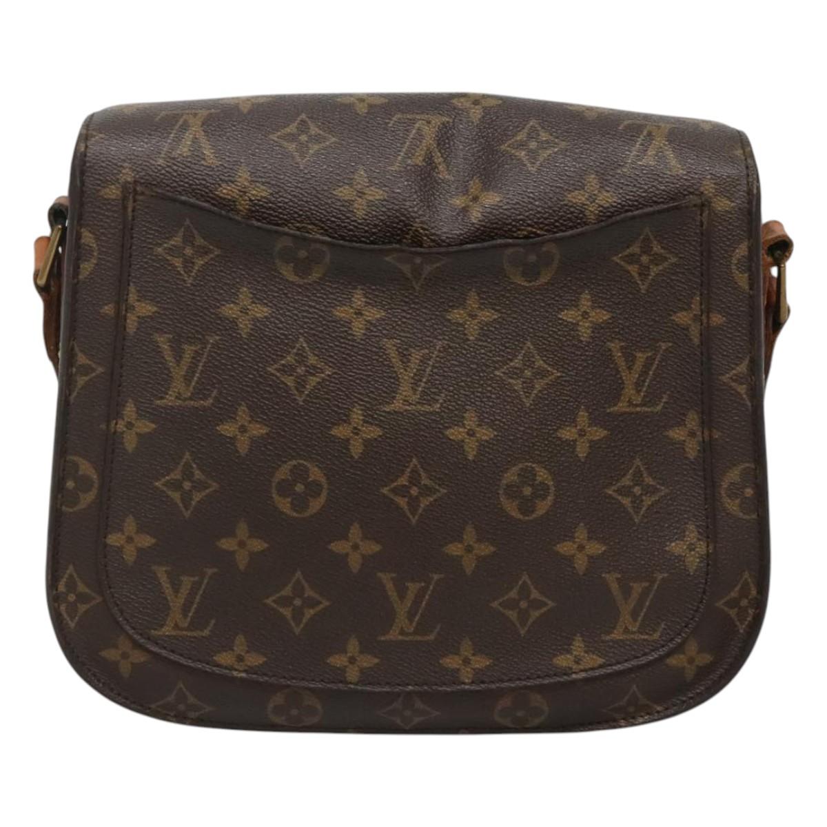 LOUIS VUITTON Monogram Saint Cloud GM Shoulder Bag M51242 LV Auth 122014