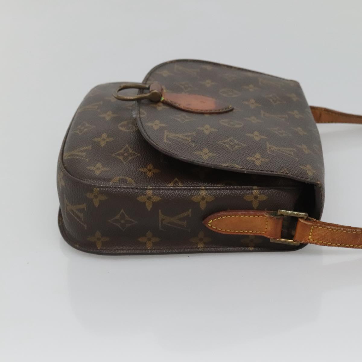 LOUIS VUITTON Monogram Saint Cloud GM Shoulder Bag M51242 LV Auth 122014