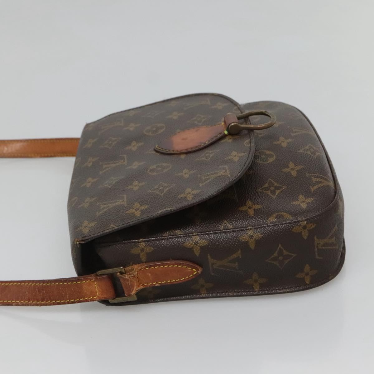 LOUIS VUITTON Monogram Saint Cloud GM Shoulder Bag M51242 LV Auth 122014