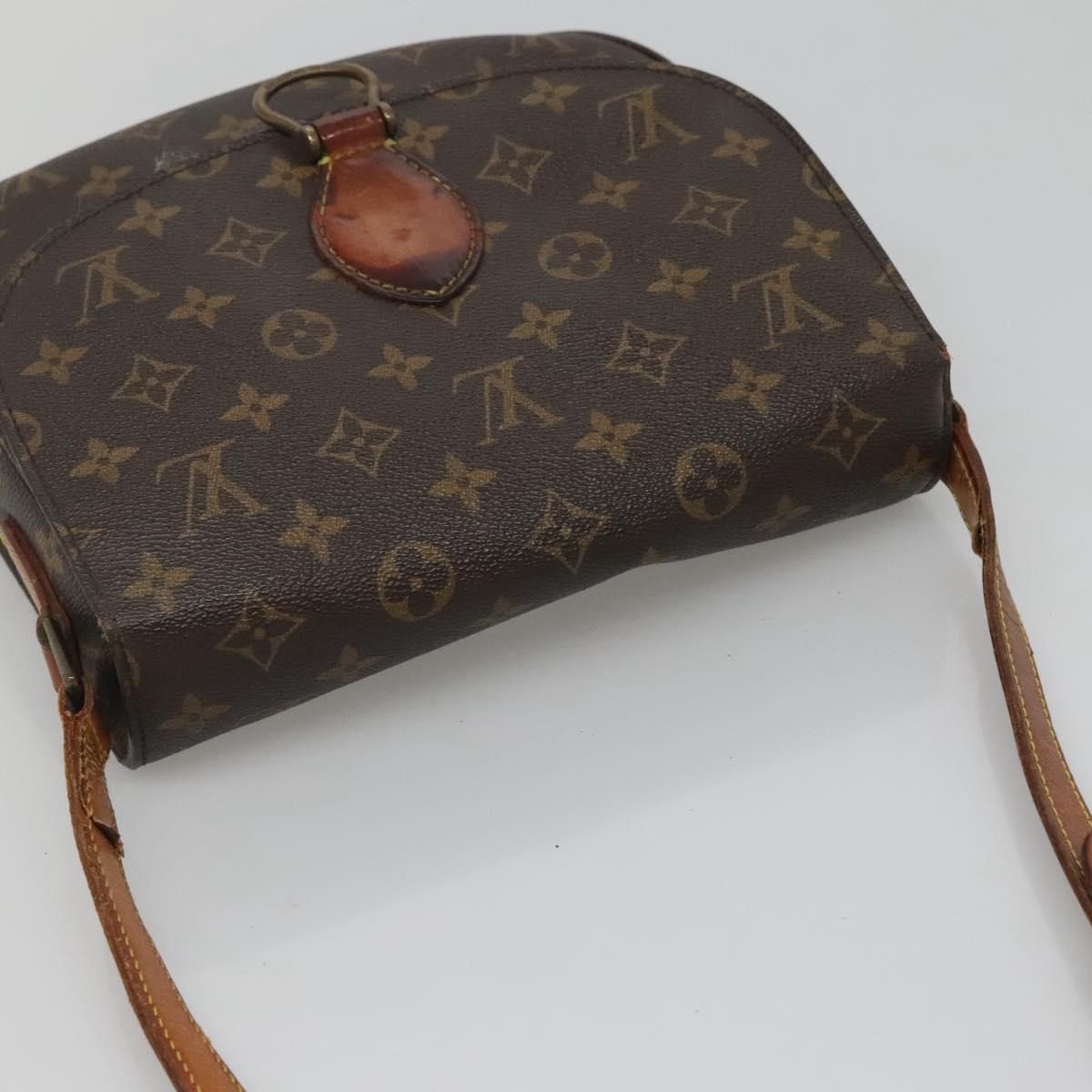 LOUIS VUITTON Monogram Saint Cloud GM Shoulder Bag M51242 LV Auth 122014