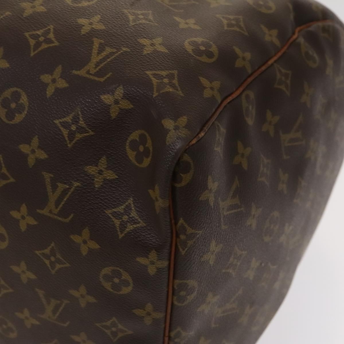 LOUIS VUITTON Monogram Keepall 60 Boston Bag M41422 LV Auth 122017
