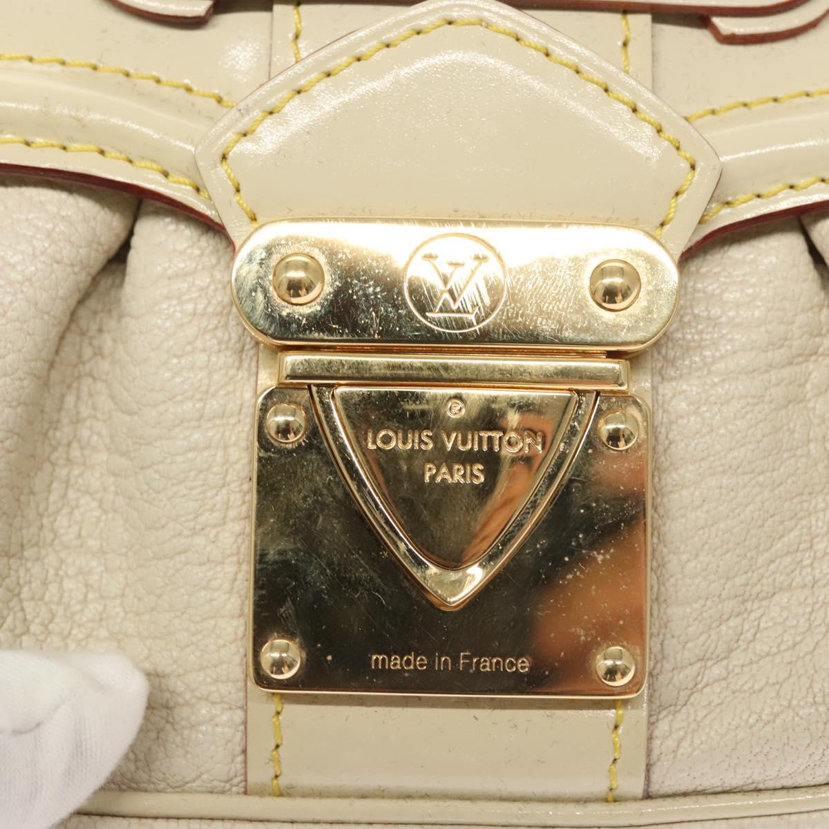 LOUIS VUITTON Suhari Precieux Accessory Pouch White M91774 LV Auth 122020