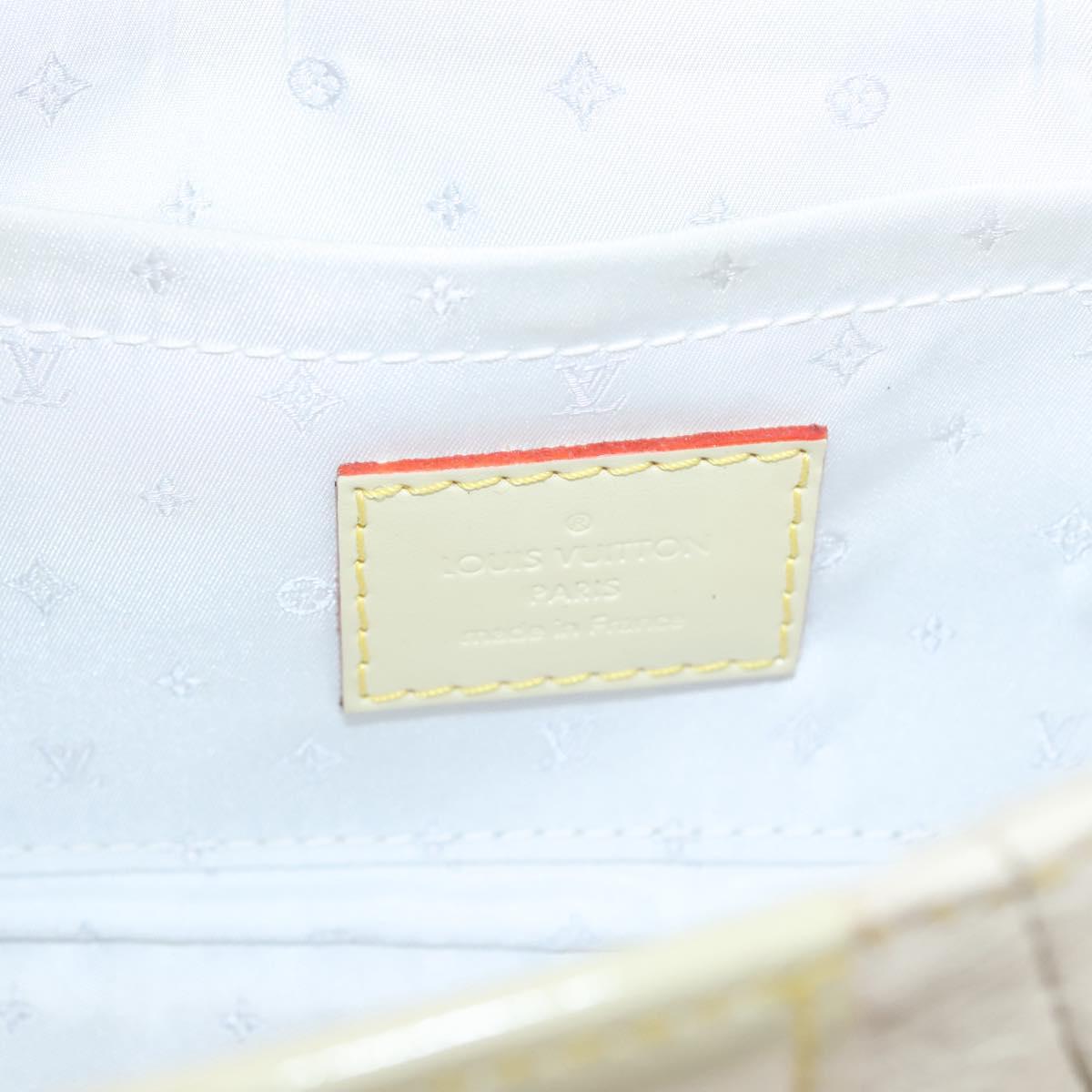 LOUIS VUITTON Suhari Precieux Accessory Pouch White M91774 LV Auth 122020