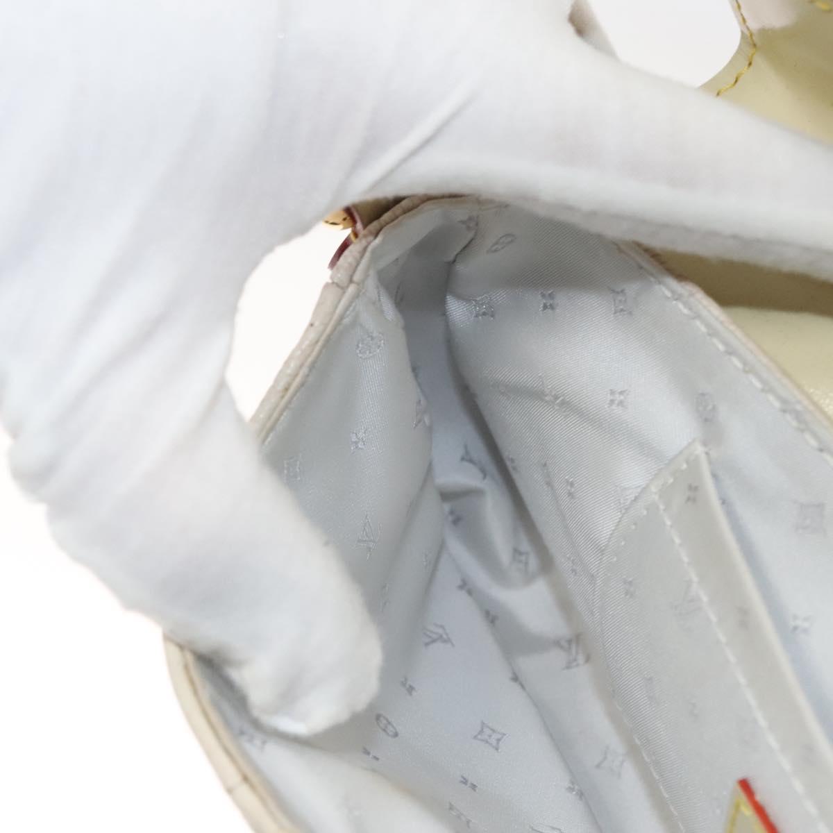 LOUIS VUITTON Suhari Precieux Accessory Pouch White M91774 LV Auth 122020