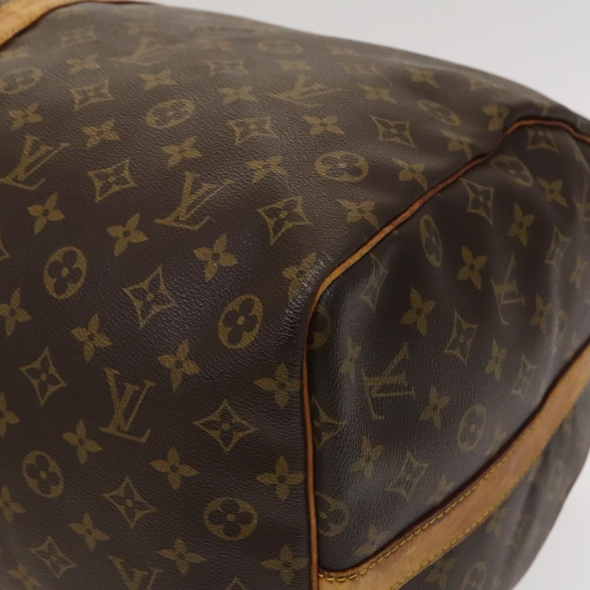 LOUIS VUITTON Monogram Keepall Bandouliere 60 Boston Bag M41412 LV Auth 122076