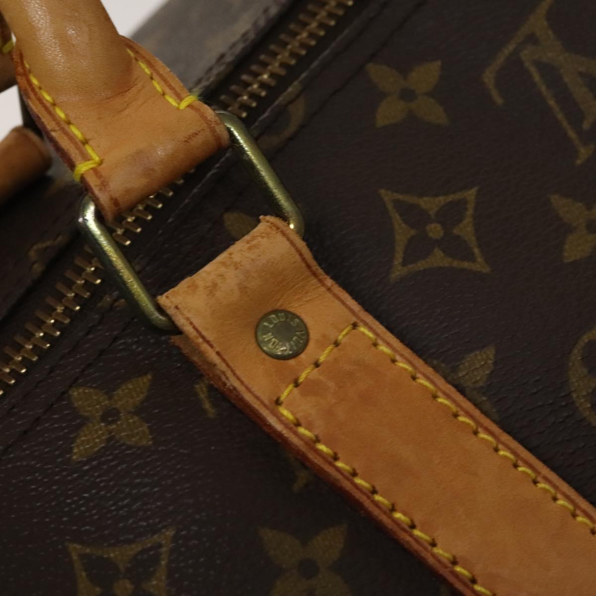 LOUIS VUITTON Monogram Keepall Bandouliere 60 Boston Bag M41412 LV Auth 122076