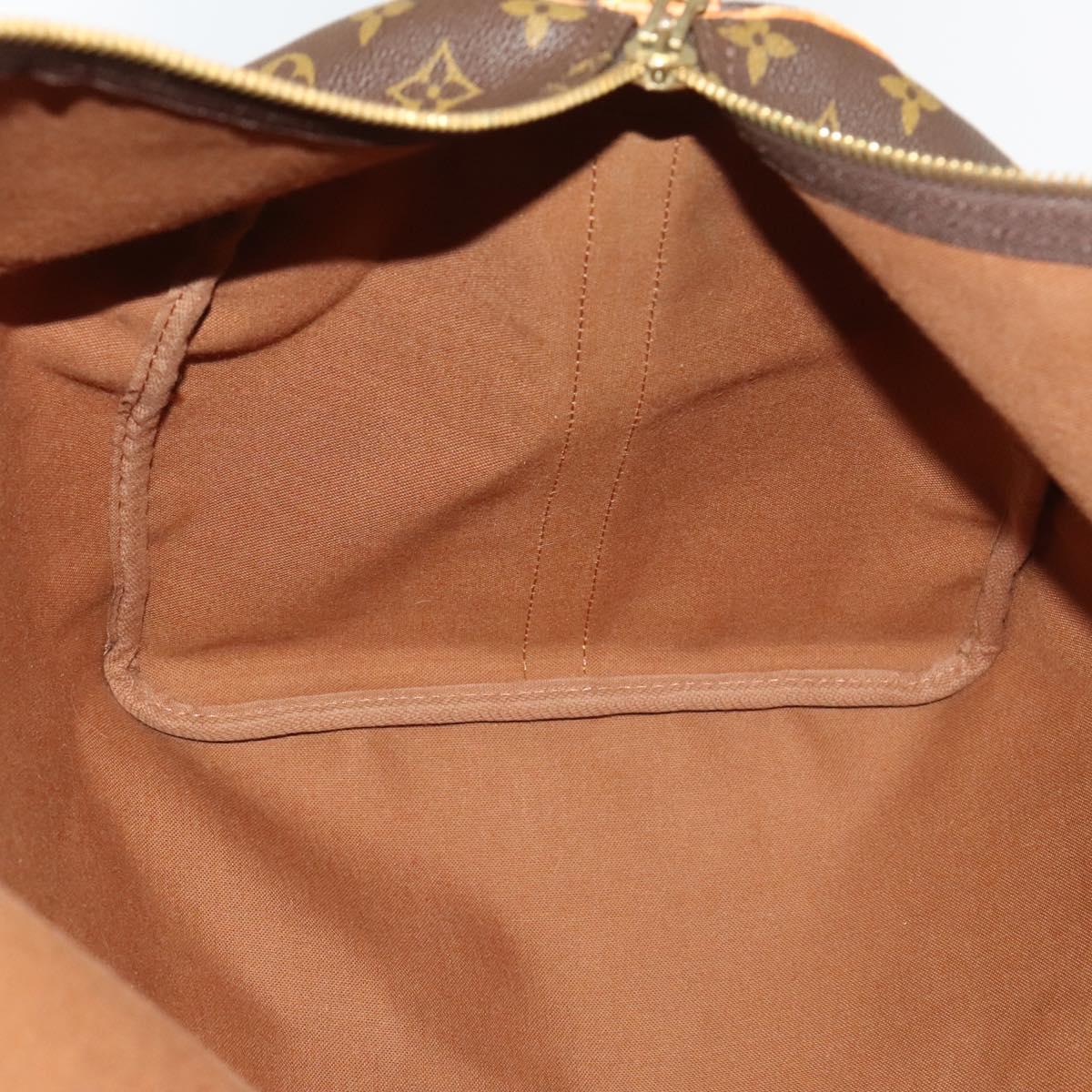 LOUIS VUITTON Monogram Keepall Bandouliere 60 Boston Bag M41412 LV Auth 122076