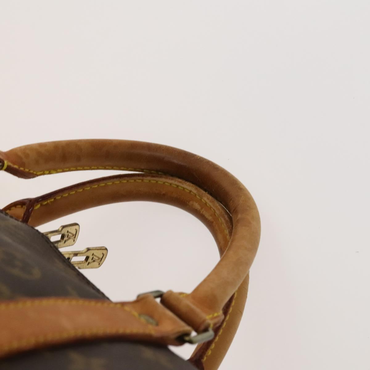 LOUIS VUITTON Monogram Keepall Bandouliere 60 Boston Bag M41412 LV Auth 122076