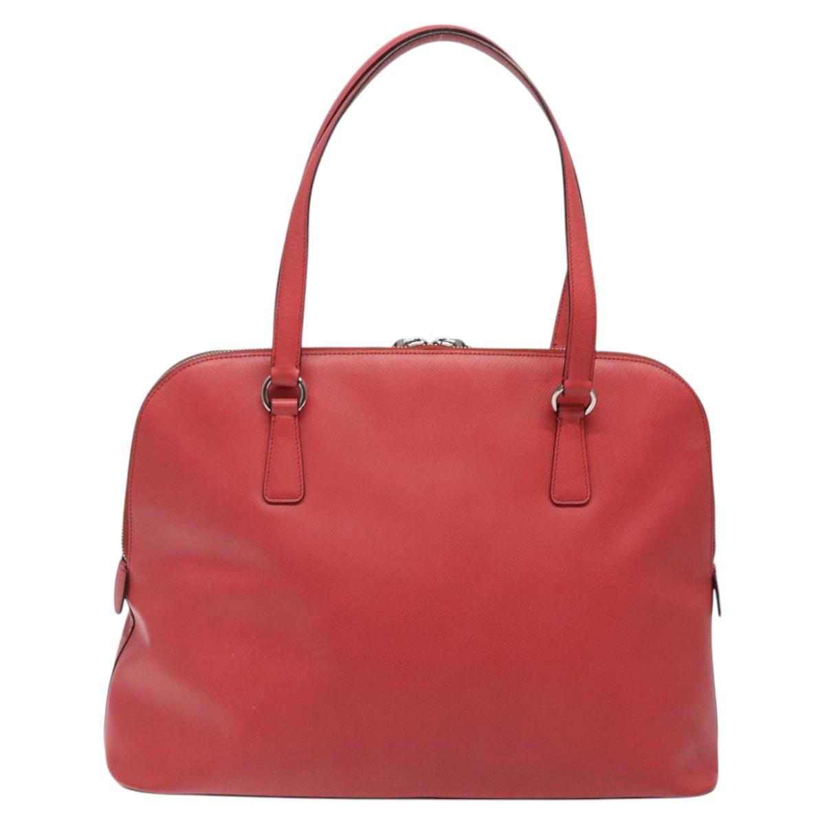 Salvatore Ferragamo Hand Bag Leather Pink Silver Auth 122097