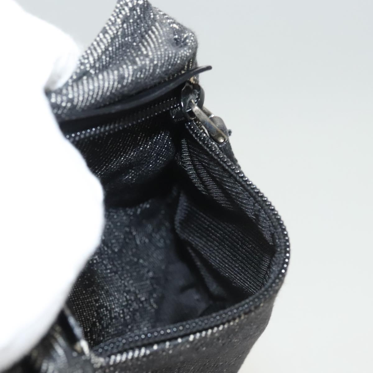 GUCCI GG Canvas Waist bag Gray Silver 28566 Auth 122104