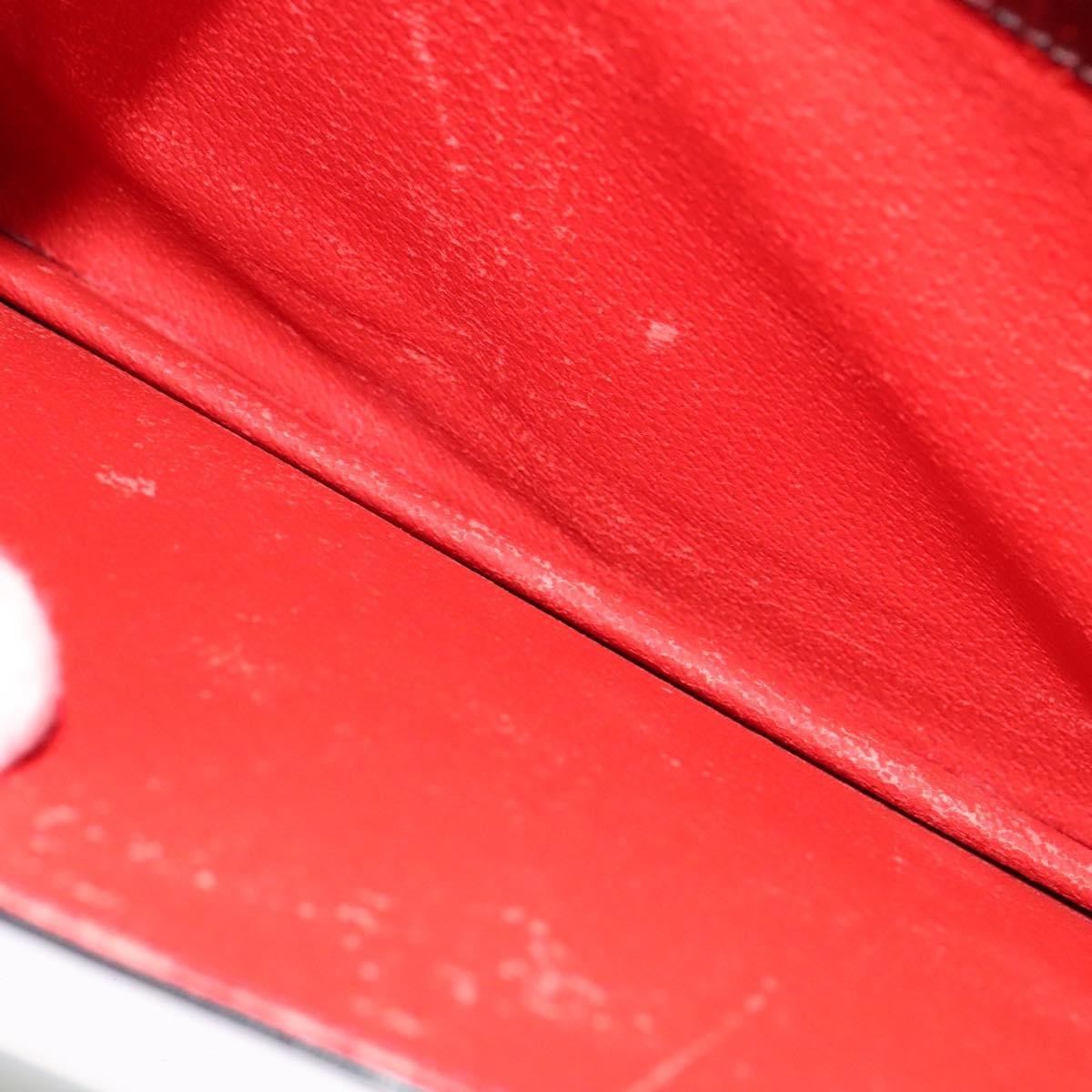 CELINE Shoulder Bag Leather Black Gold Auth 122122