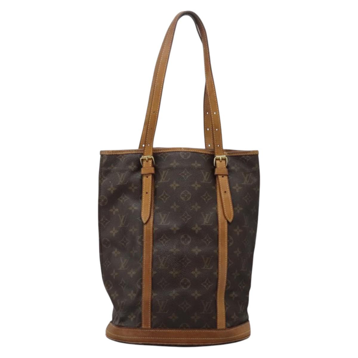 LOUIS VUITTON Monogram Bucket GM Shoulder Bag M42236 LV Auth 122132
