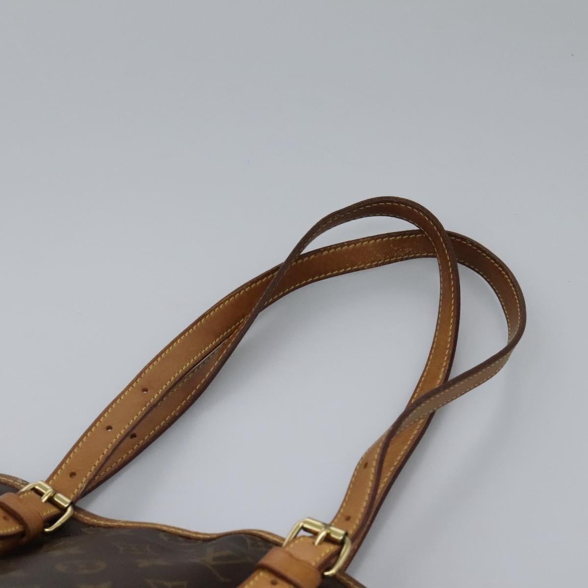 LOUIS VUITTON Monogram Bucket GM Shoulder Bag M42236 LV Auth 122132