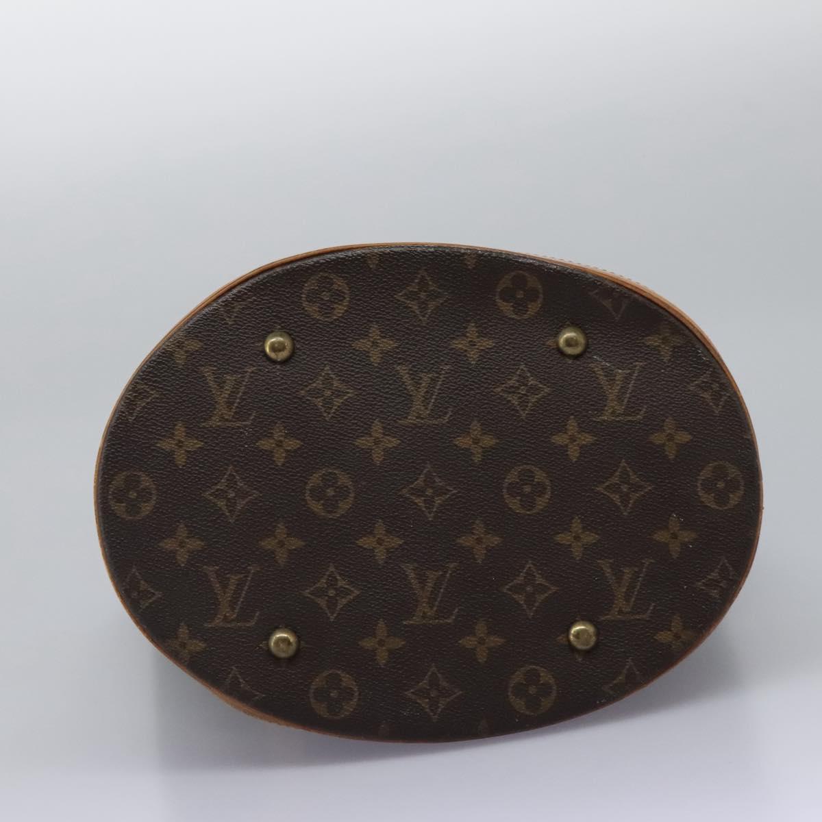 LOUIS VUITTON Monogram Bucket GM Shoulder Bag M42236 LV Auth 122132