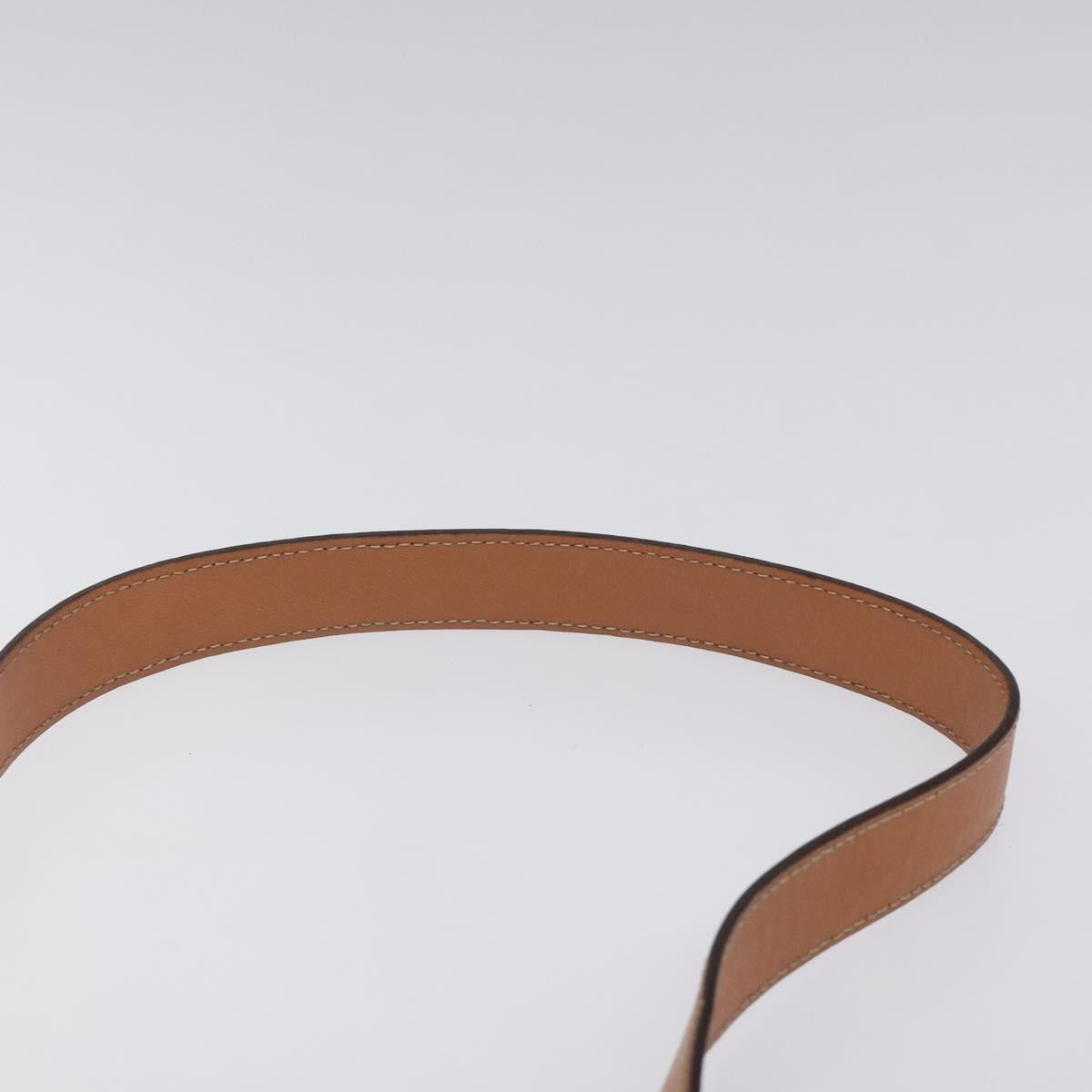 CELINE Macadam Canvas Shoulder Bag PVC Leather Brown Gold Auth 122137