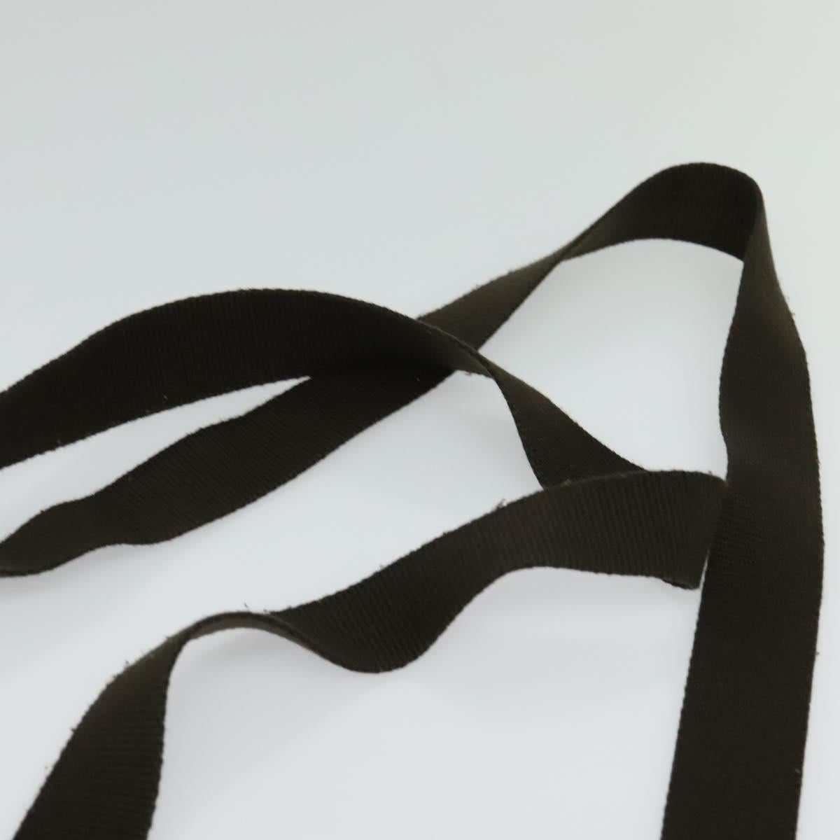 BURBERRY Nova Check Shoulder Bag Canvas Beige Silver Auth 122154