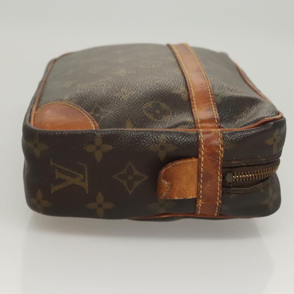 LOUIS VUITTON Monogram Compiegne 28 Clutch Bag M51845 LV Auth 122181