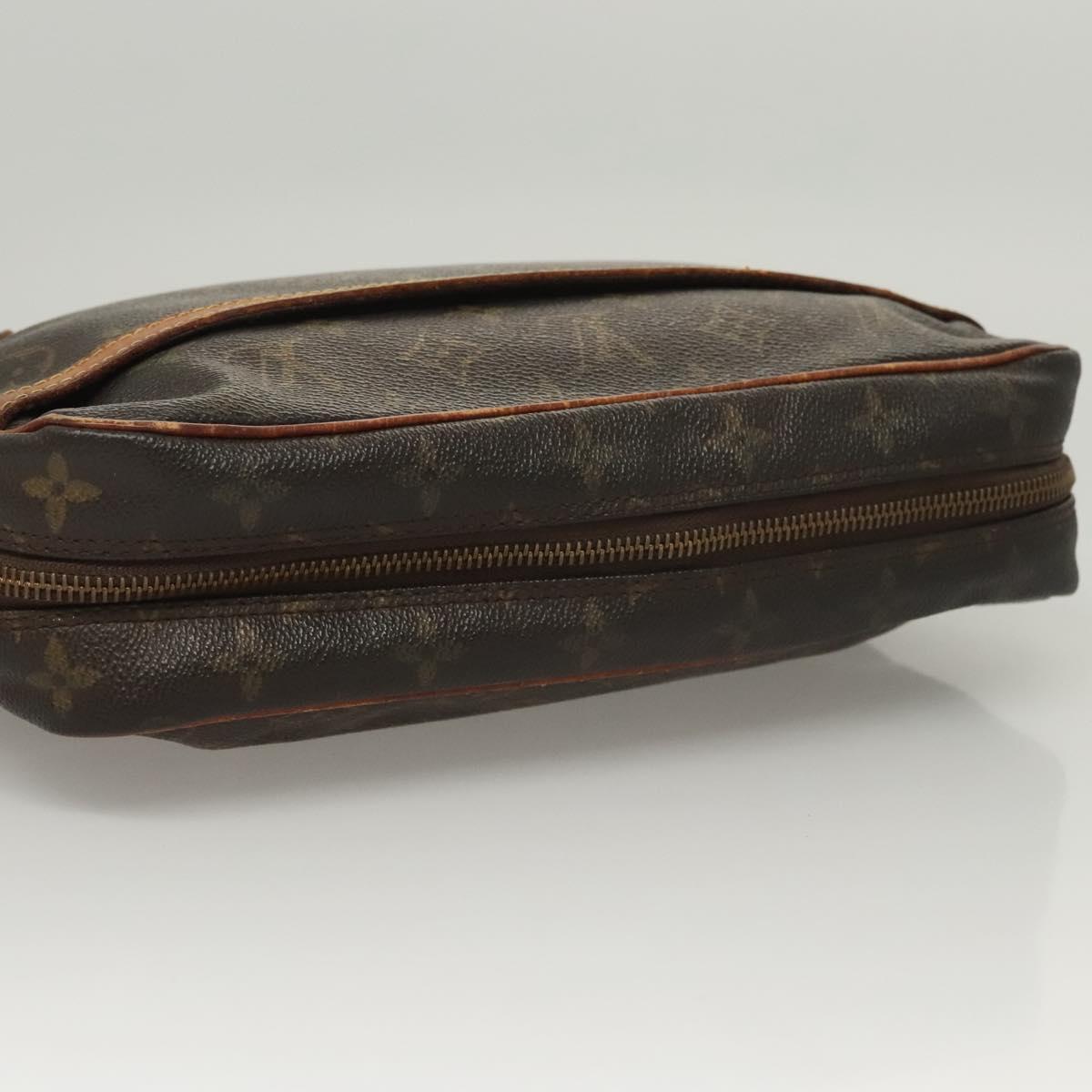 LOUIS VUITTON Monogram Compiegne 28 Clutch Bag M51845 LV Auth 122181