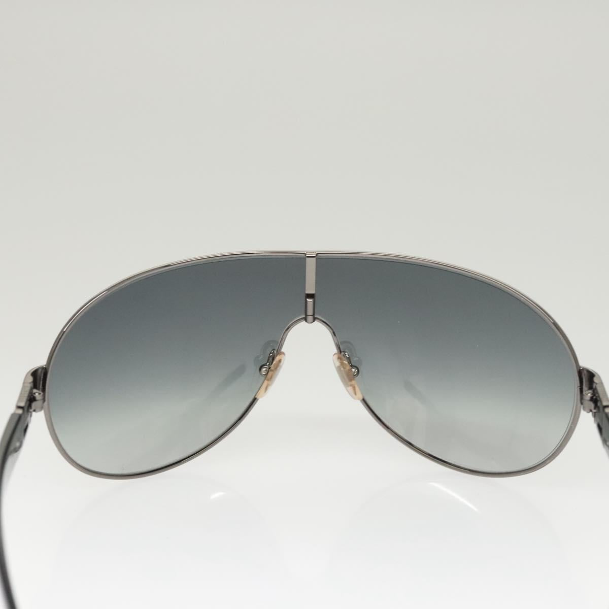 VERSACE Sunglasses metal Black Auth 122190