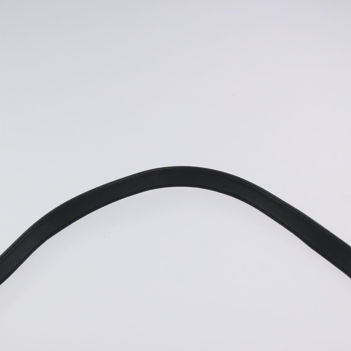 BOTTEGA VENETA Shoulder Bag Leather Black Auth 122220