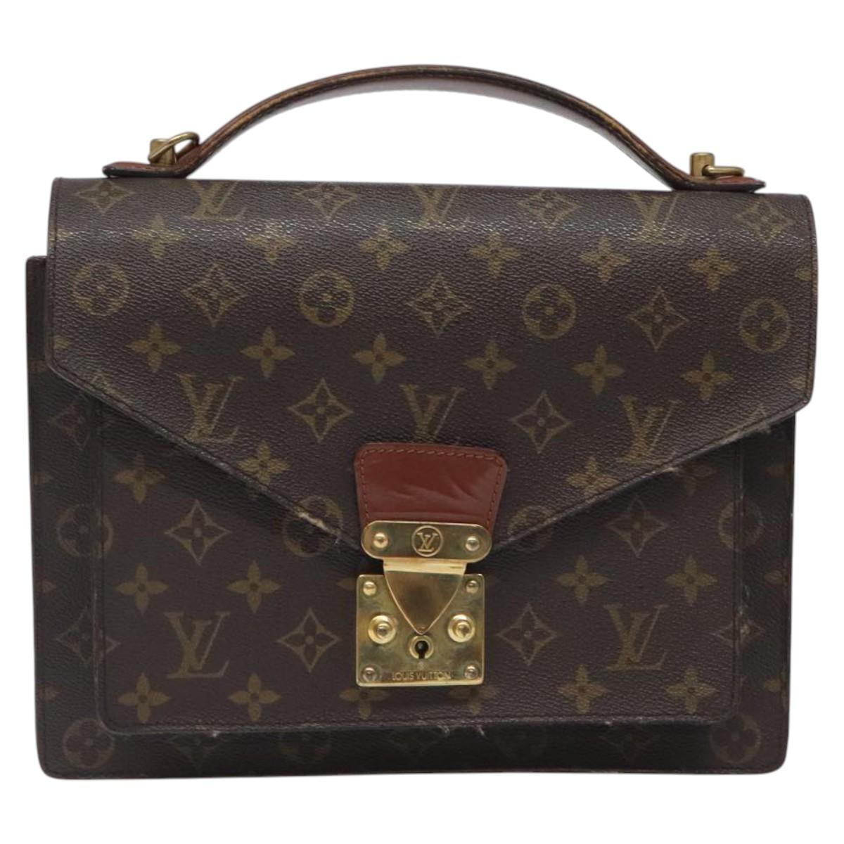 LOUIS VUITTON Monogram Monceau 28 Hand Bag M51185 LV Auth 122257