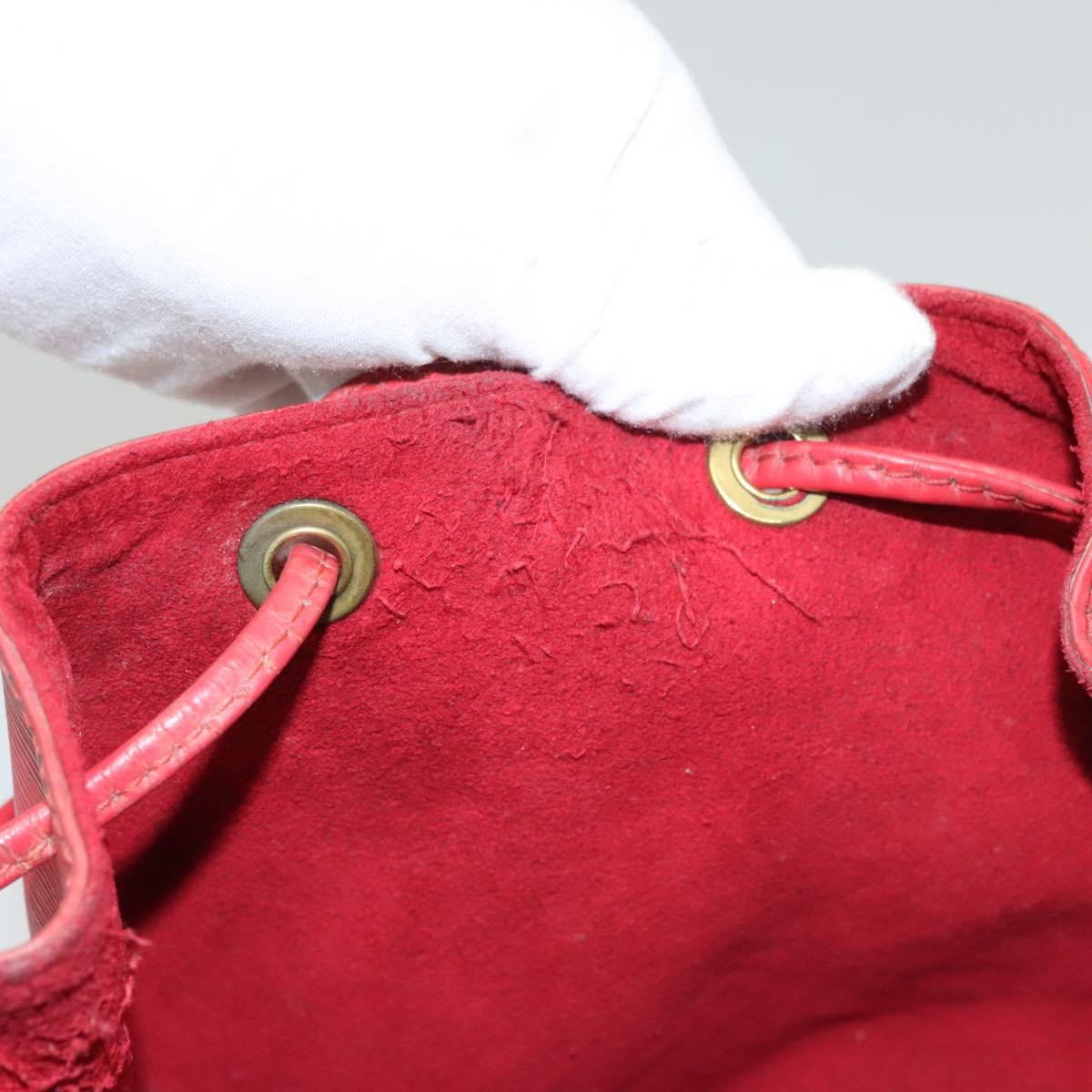 LOUIS VUITTON Epi Petit Noe Shoulder Bag Red M44107 LV Auth 122280