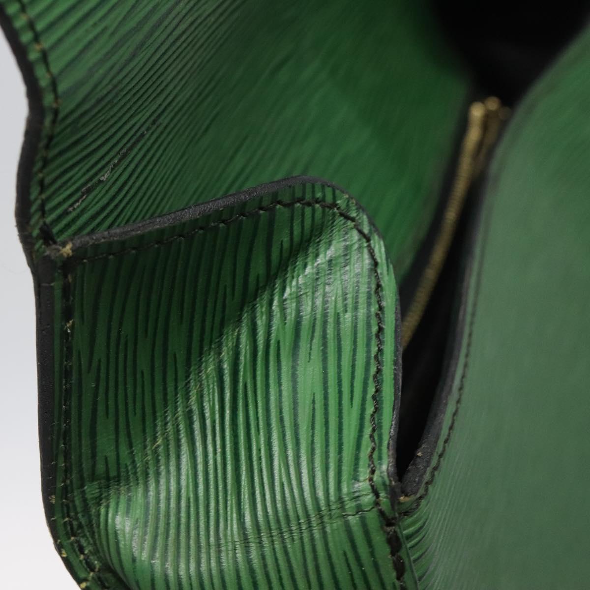 LOUIS VUITTON Epi Saint Cloud GM Shoulder Bag Green M52194 LV Auth 122324